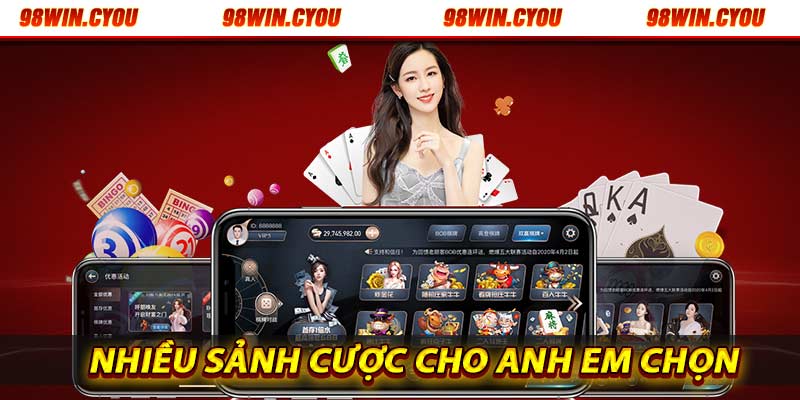 Nhiều sảnh cho anh em bet thủ lựa chọn